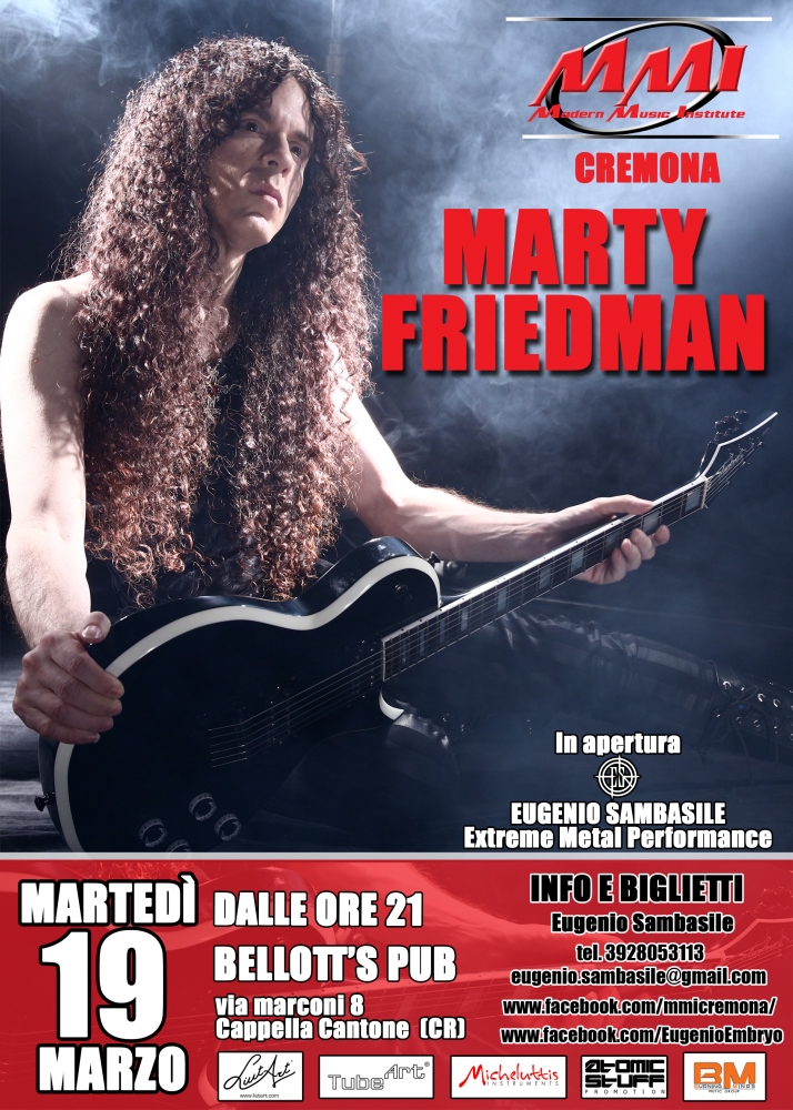 Marty Friedman a Cremona