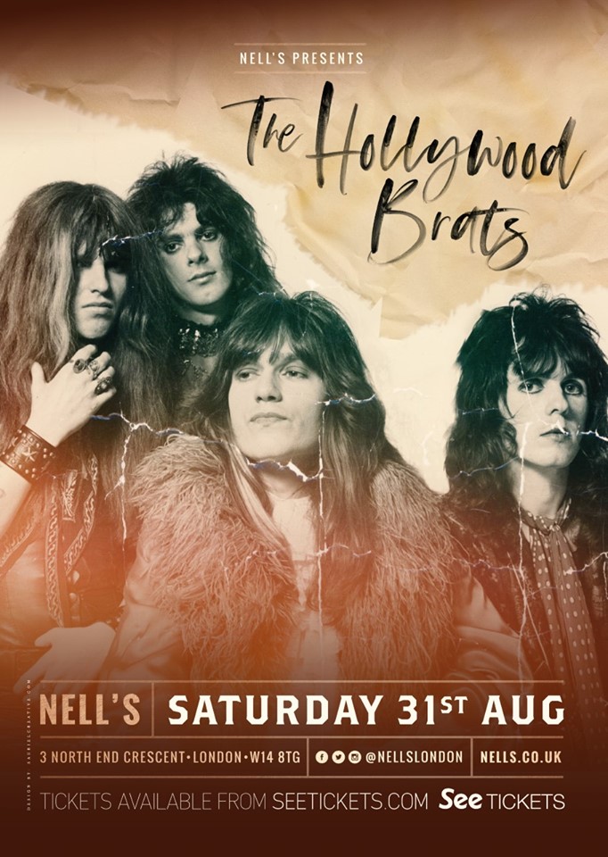 Hollywood Brats + The Vultz: Nell’s (Londra) 31 Agosto 2019