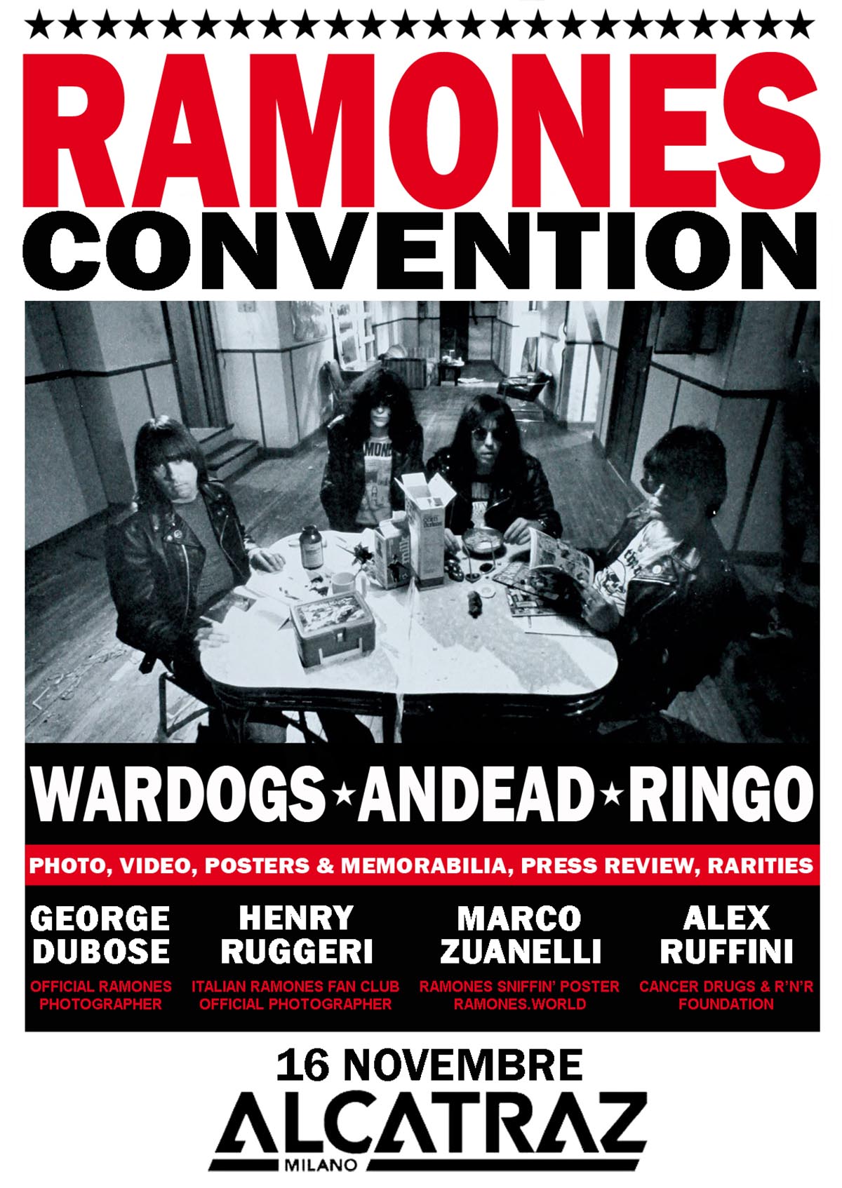 Ramones Convention all'Alcatraz di Milano
