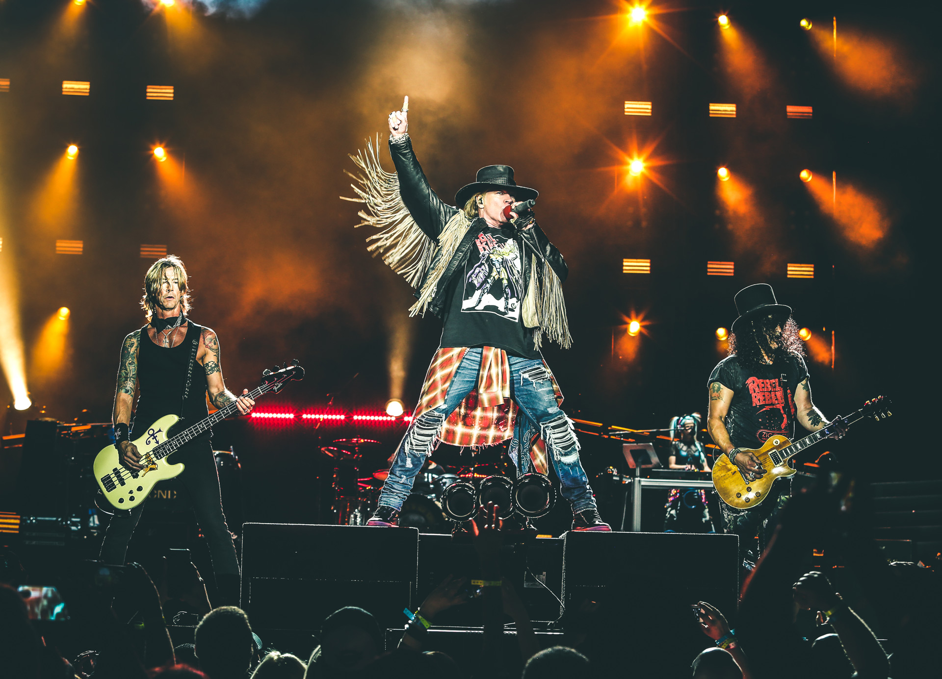 I Guns N' Roses tornano sul palco di Firenze Rocks