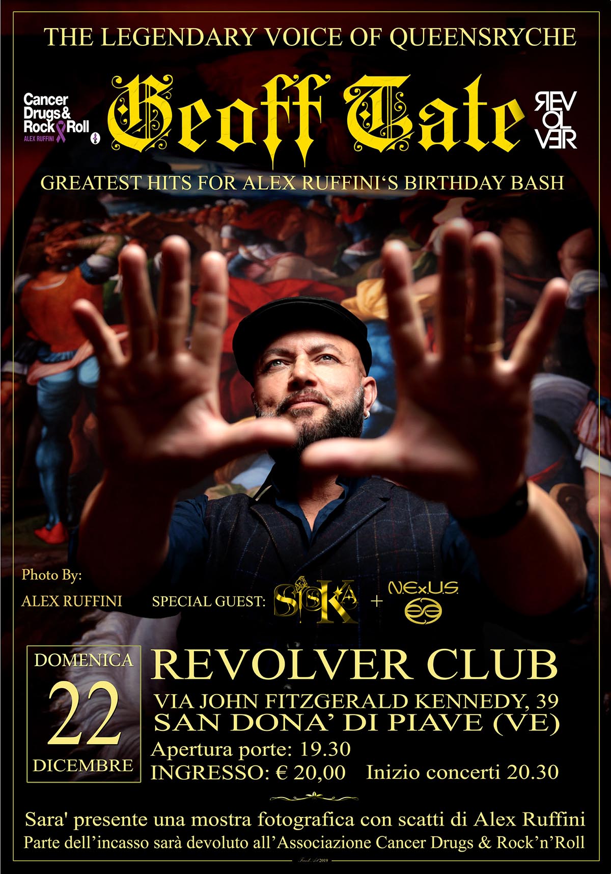 Geoff Tate's greatest Hits Show for Alex Ruffini's Birthday Bash